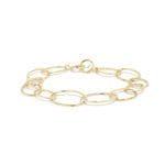 Large Multi Link gold Bracelet