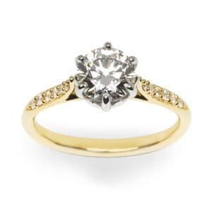 the jubilee - diamond engagement ring from The Brown Goldsmiths Signature Ring Collection