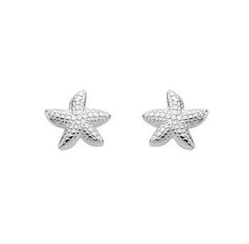 petite starfish stud earrings