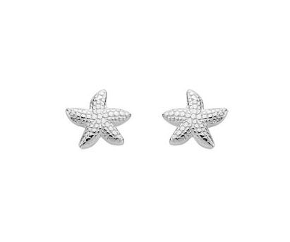 petite starfish stud earrings