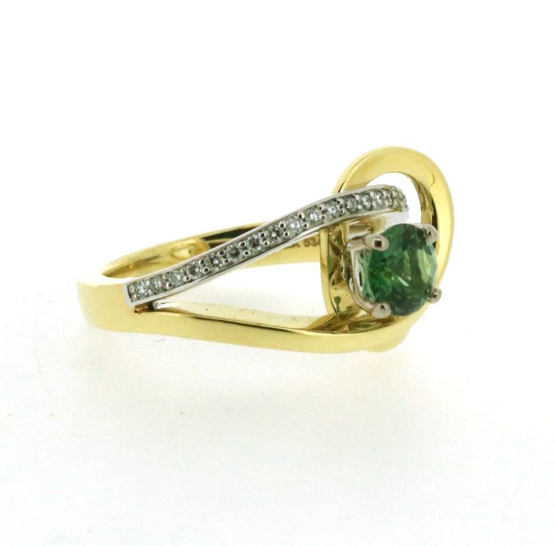 vault sale green tourmaline ring