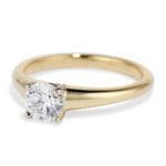 gold simplicity ring