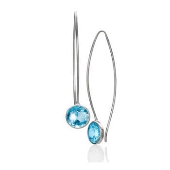 Comet with Blue Topaz