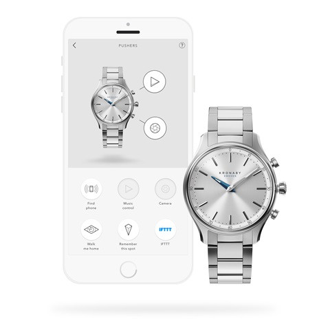 Kronaby Sekel #S0556-1 Hybrid Smartwatch App view