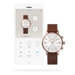 Carat S1401: 38MM, White Dial, Brown Leather #280029 smartwatch watch back with app