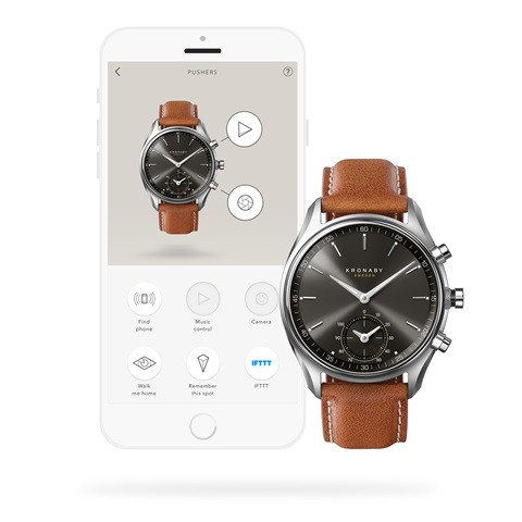 Kronaby Sekel S0719-1 - 43MM, Hybrid smartwatch #280011 APP