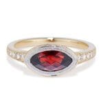 Garnet Marquise Ring