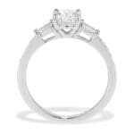 Diamond Baguette Engagement Ring