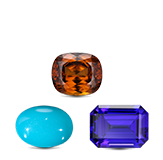 Zircon, Tanzanite & Turquoise