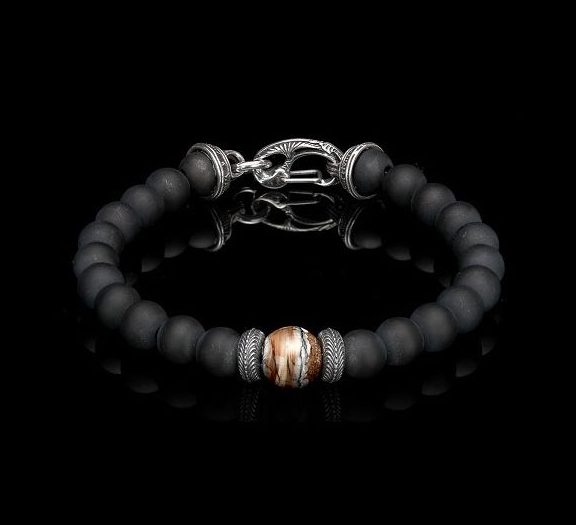 340191 - Clan Bead Bracelet With Mammoth Tooth
