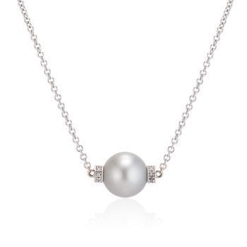 grey tahitian pearl necklace