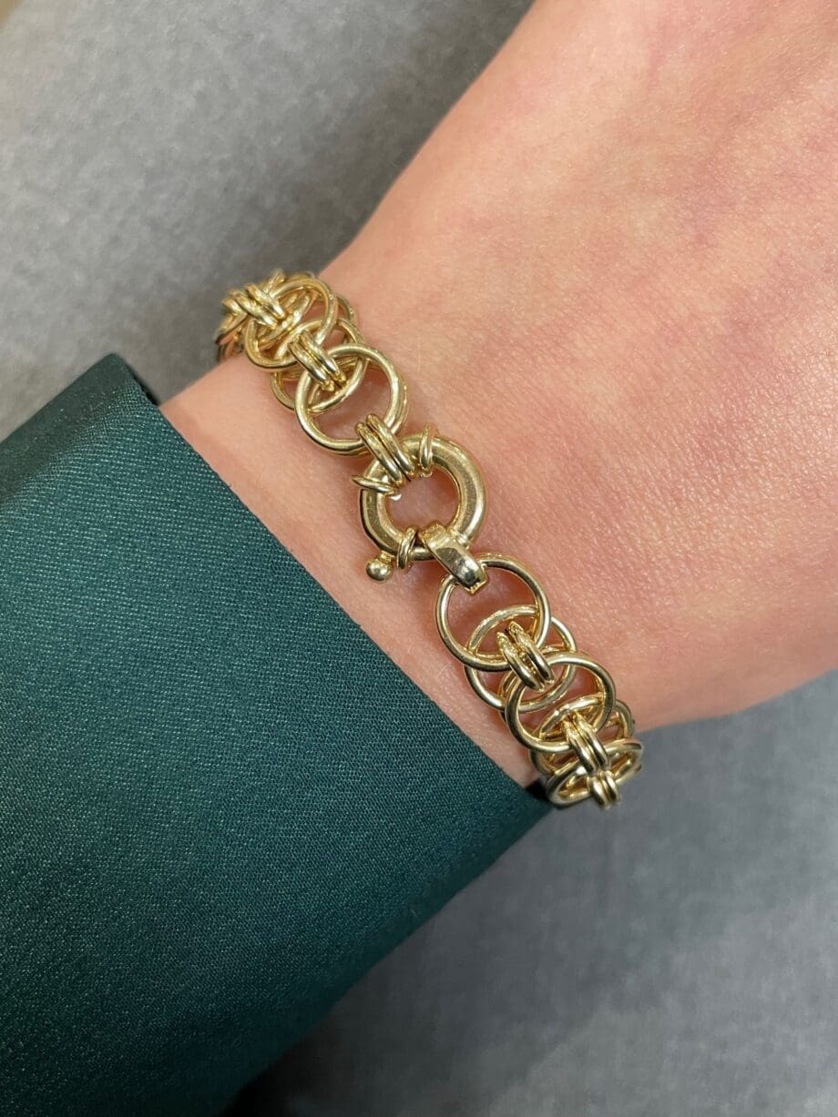 Our Lattice Bracelet in Yellow Gold