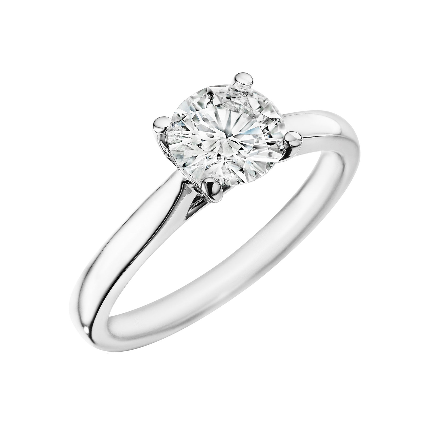 Simple Engagement Rings White Gold