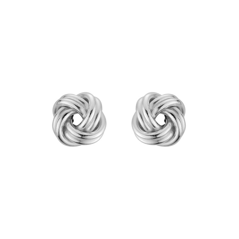 Love Knot post earrings Sterling Silver 7mm 265659