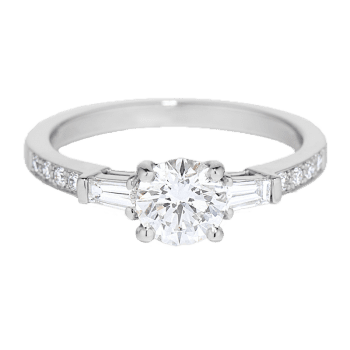030568 - Platinum Diamond Engagement Ring