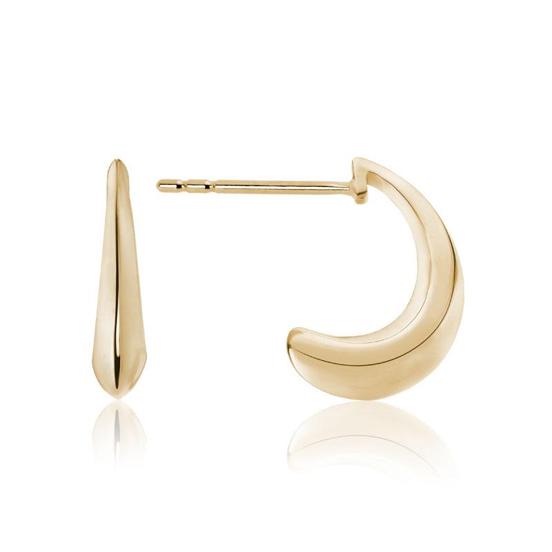 Juniper hoop earrings 14k yellow gold