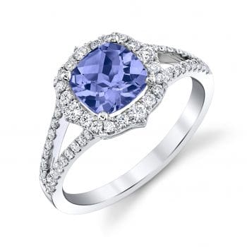 160523 - Tanzanite and Diamond Ring