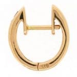 393303 - Ruby Huggie Hoop Earrings