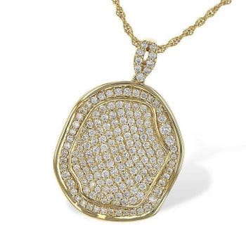 091506 - Diamond Cluster Necklace