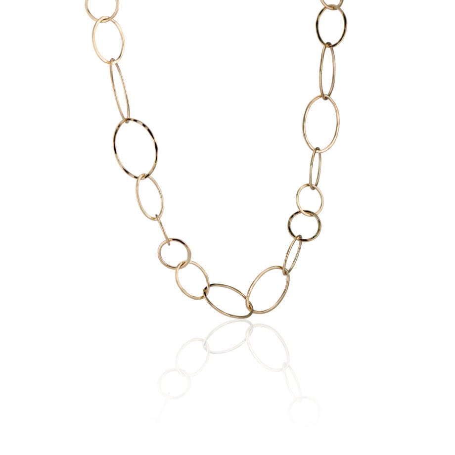 Large Oval Multi Link Necklace