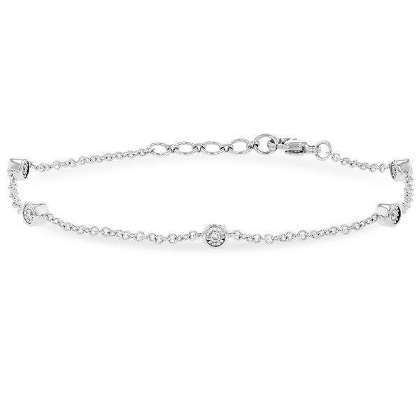 BR63-15 - 101312 - Bezel Set Diamond Bracelet