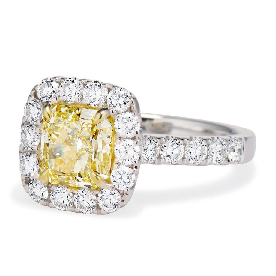 yellow dimaond engagement ring 030602
