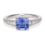 purple sapphire engagement ring 120690