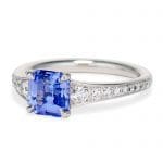 purple sapphire engagement ring 120690