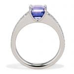 purple sapphire engagement ring 120690