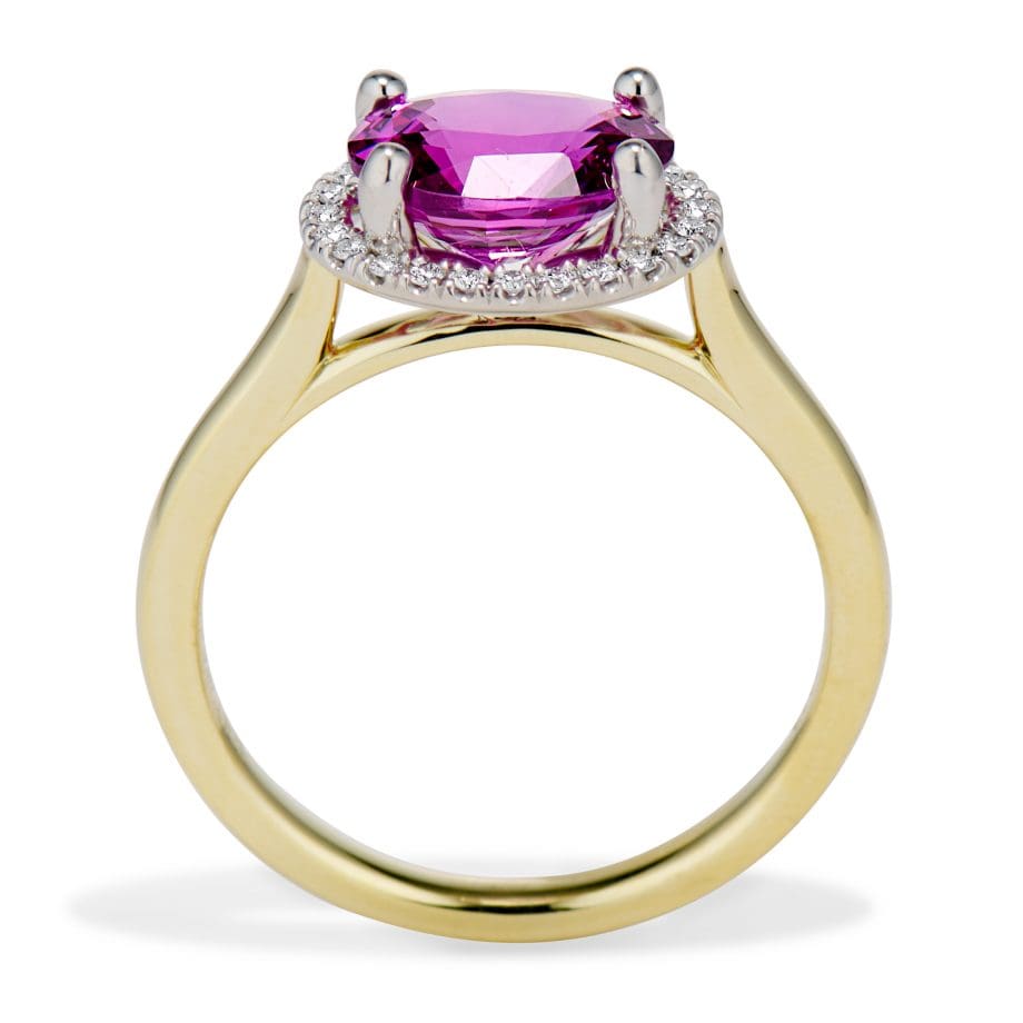 hot pink sapphire ring 120693