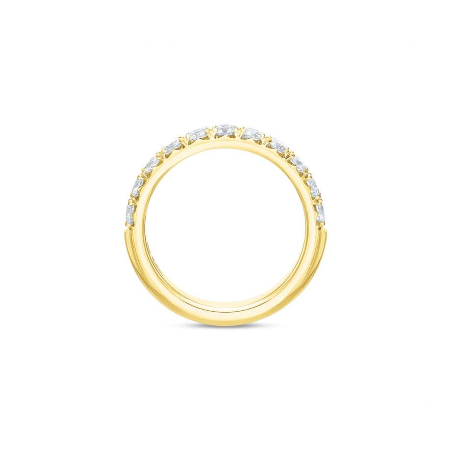 060870 - Diamond band flush fit 18k yellow gold 0.75cttw 11 rounds 6233Y_c1 finger hole view