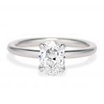 030597 Oval Solitaire Engagement Ring
