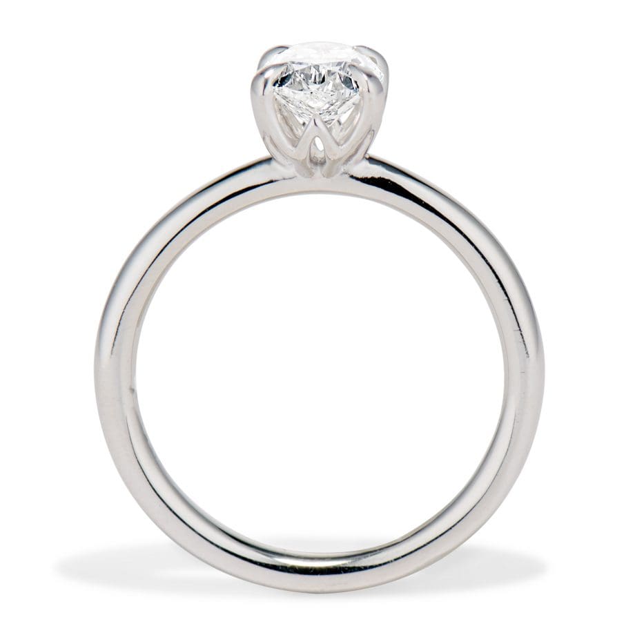 030597 Oval Solitaire Engagement Ring