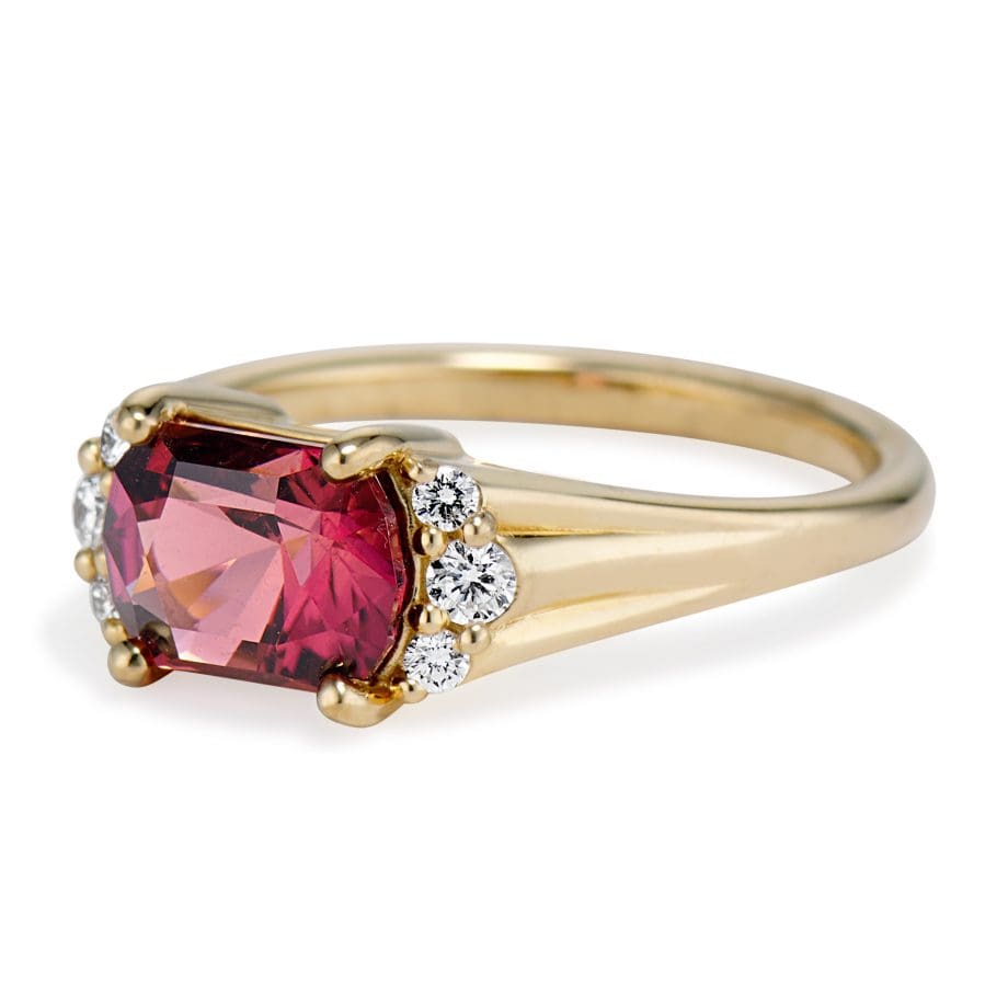 160545 Pink Tourmaline Ring