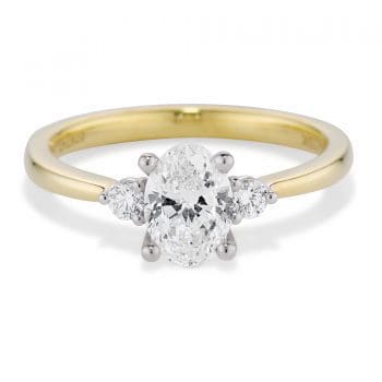 010567 Oval Diamond Engagement Ring