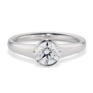 010583 Bezel Set Solitaire Ring
