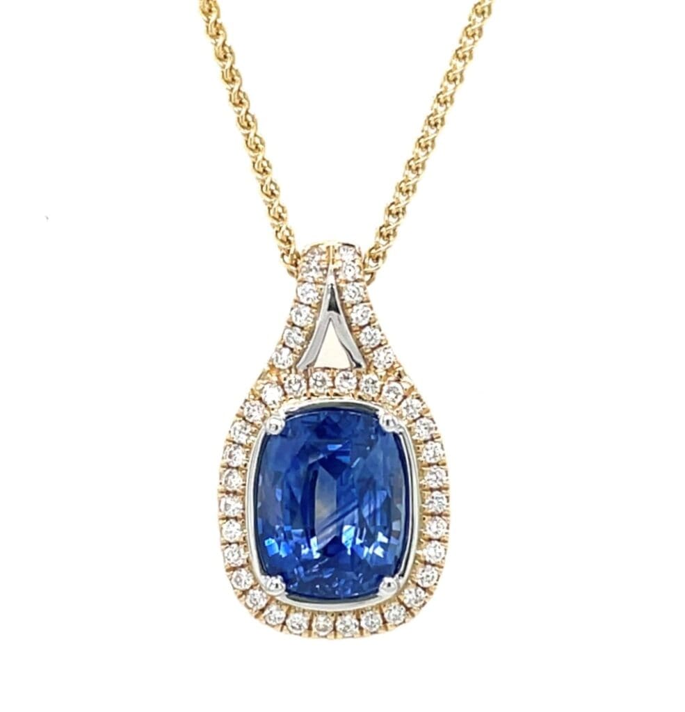 Sapphire deals necklace goldsmiths