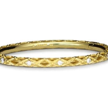 Weave bracelet with diamonds by Pascal Lacroix