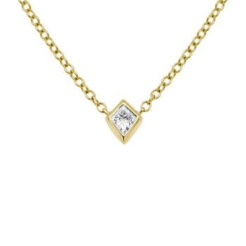 165-72 Kite Shaped Diamond Necklace