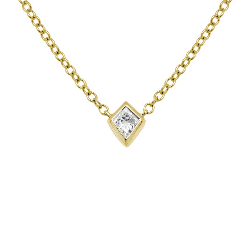 165-72 Kite Shaped Diamond Necklace