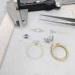 Luna - Custom ring sketch, casting, and loose diamonds.