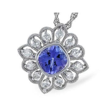 Tanzanite and Diamond Necklace