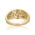 Sculpted Wide Juniper Ring