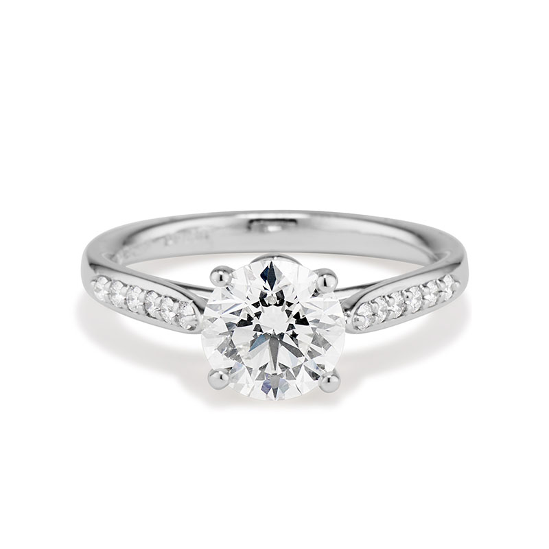 100-697 Diamond Jubilee Ring in Platinum
