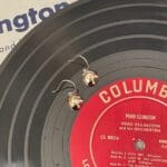 Gold Moon Snail Earrings