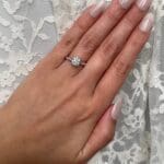 Platinum Jubilee Ring on Hand