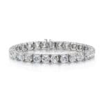 Diamond Tennis Bracelets in 14k white gold