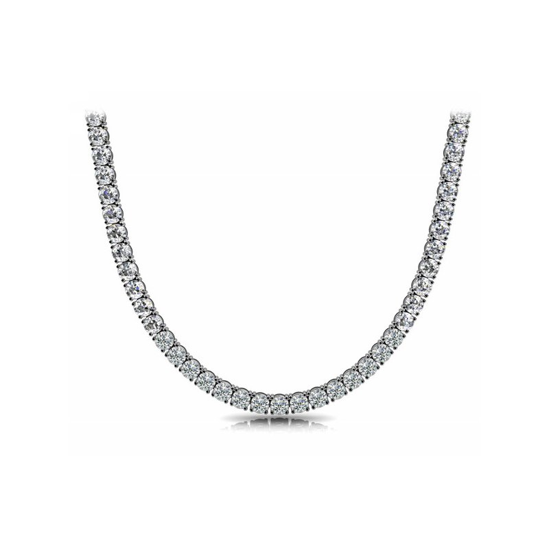 Diamond Tennis Necklace 14k white gold