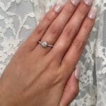 Effie Diamond Solitaire with Accents