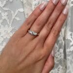 Three Stone "Mai" Diamond Ring